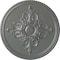 Ekena Millwork Milton Ceiling Medallion (Fits Canopies up to 7 7/8"), Hand-Painted Silver, 40 5/8"OD x 1 3/4"P CM40MISLS - alternate 1